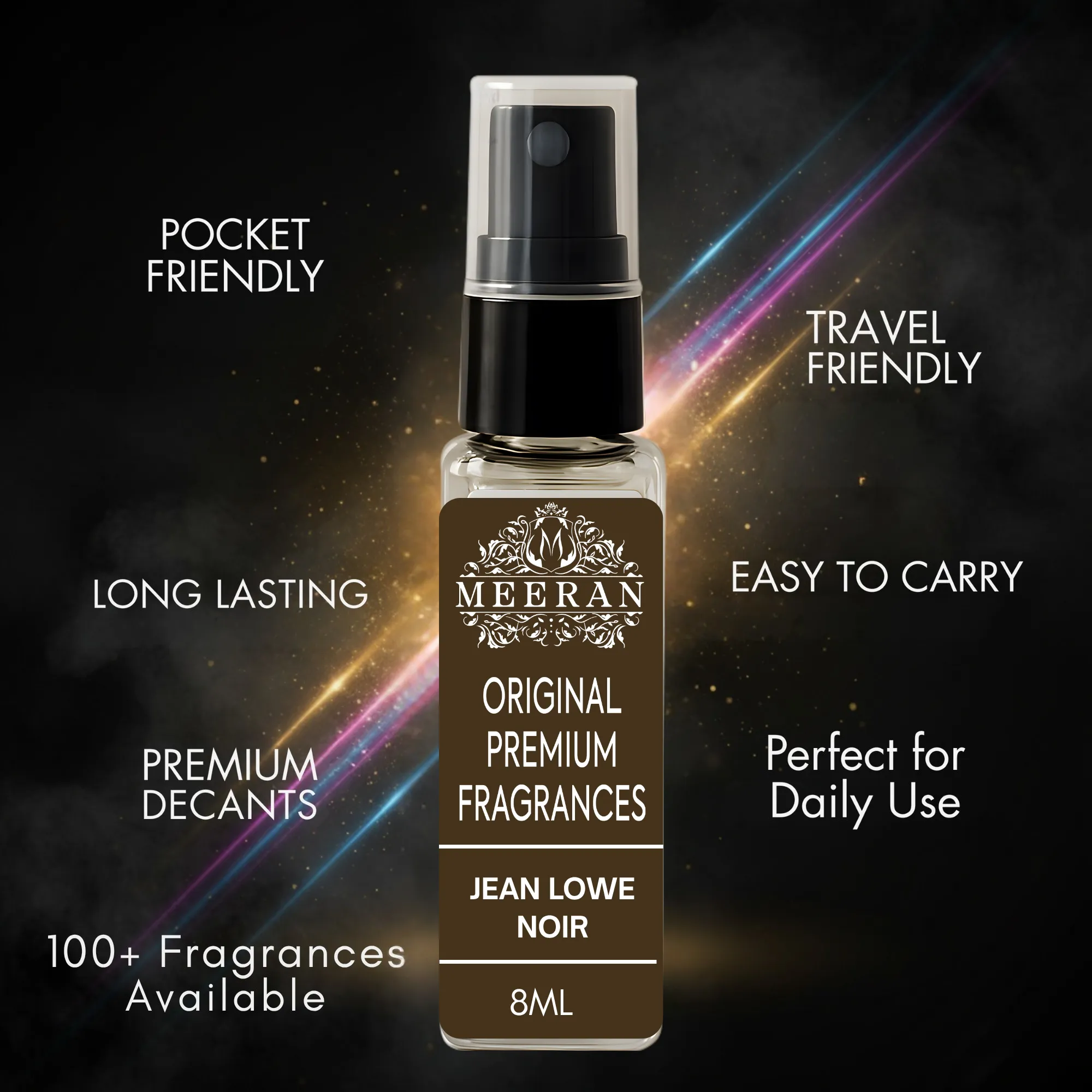  Jean Lowe noir (8ML) Unisex Eau De Parfum Liquid | Decanted From Original Bottle